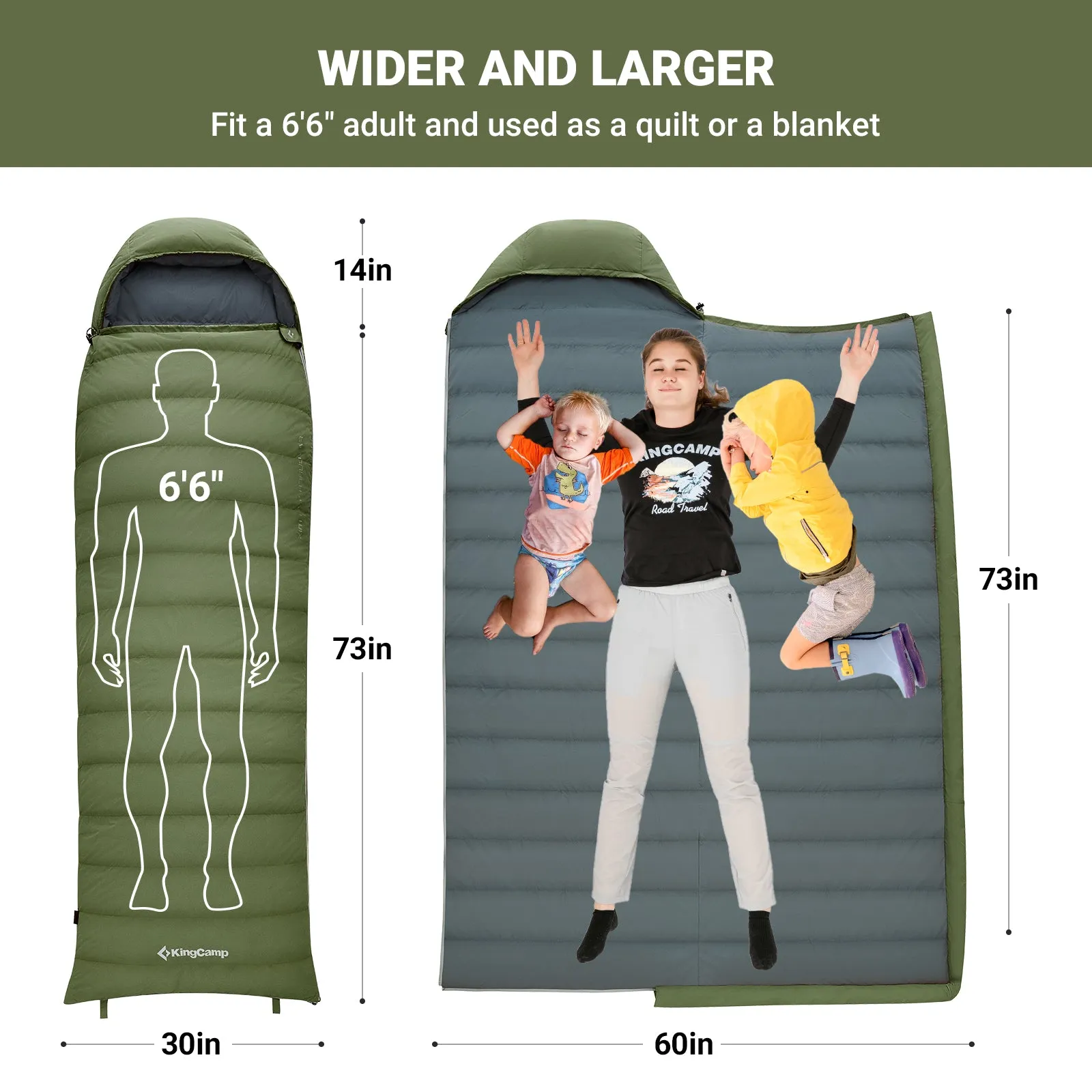 Kingcamp Duck Down Sleeping Bag