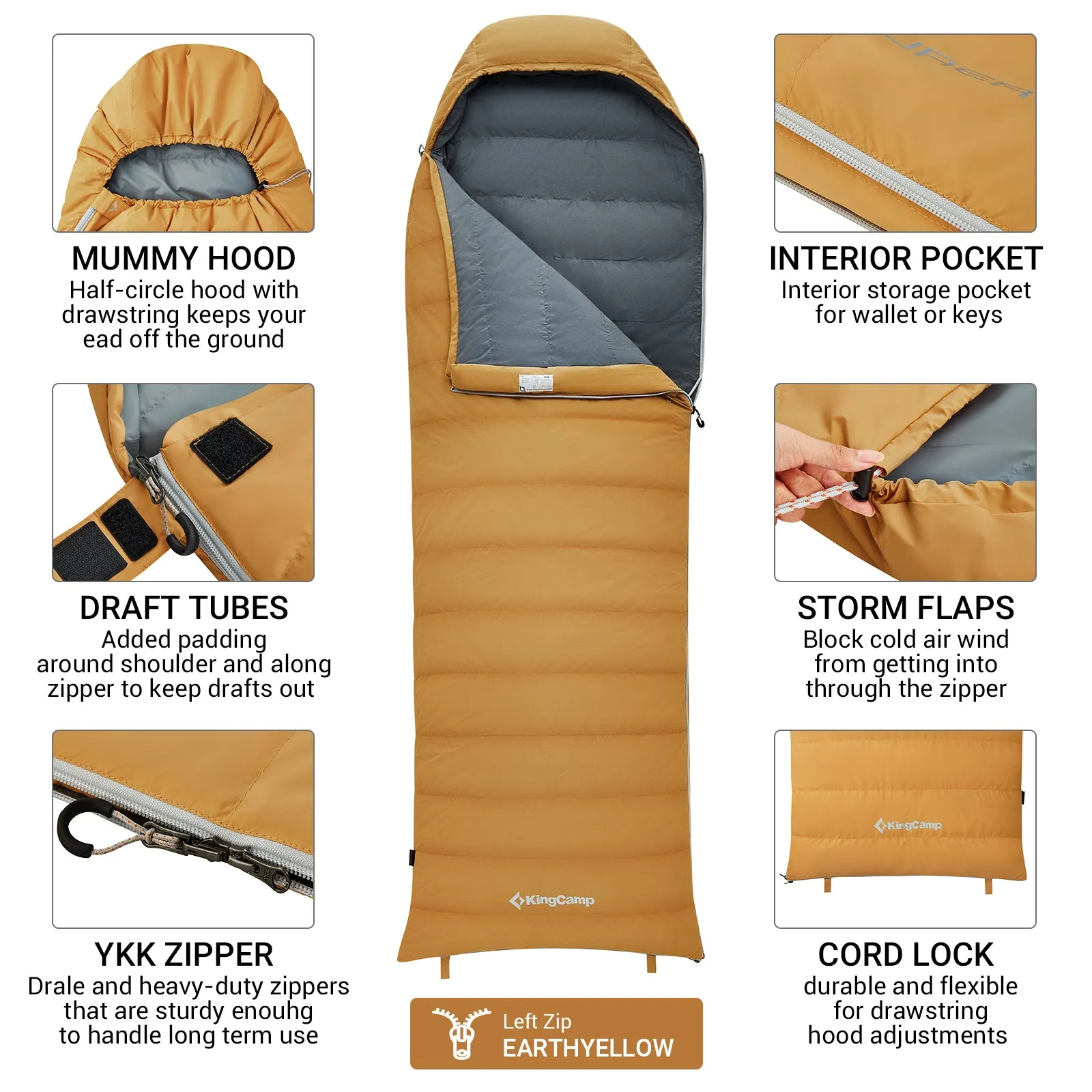 Kingcamp Duck Down Sleeping Bag