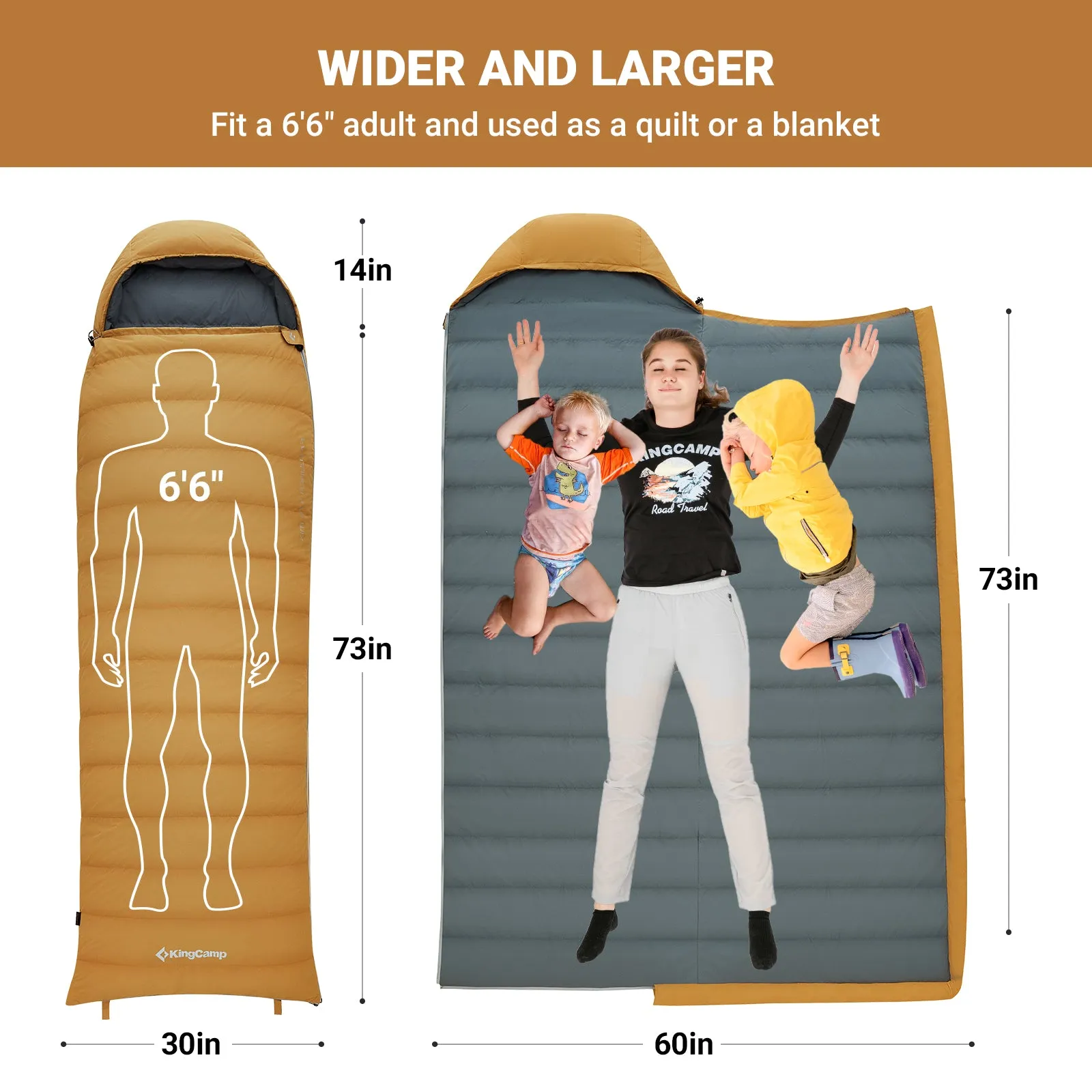 Kingcamp Duck Down Sleeping Bag