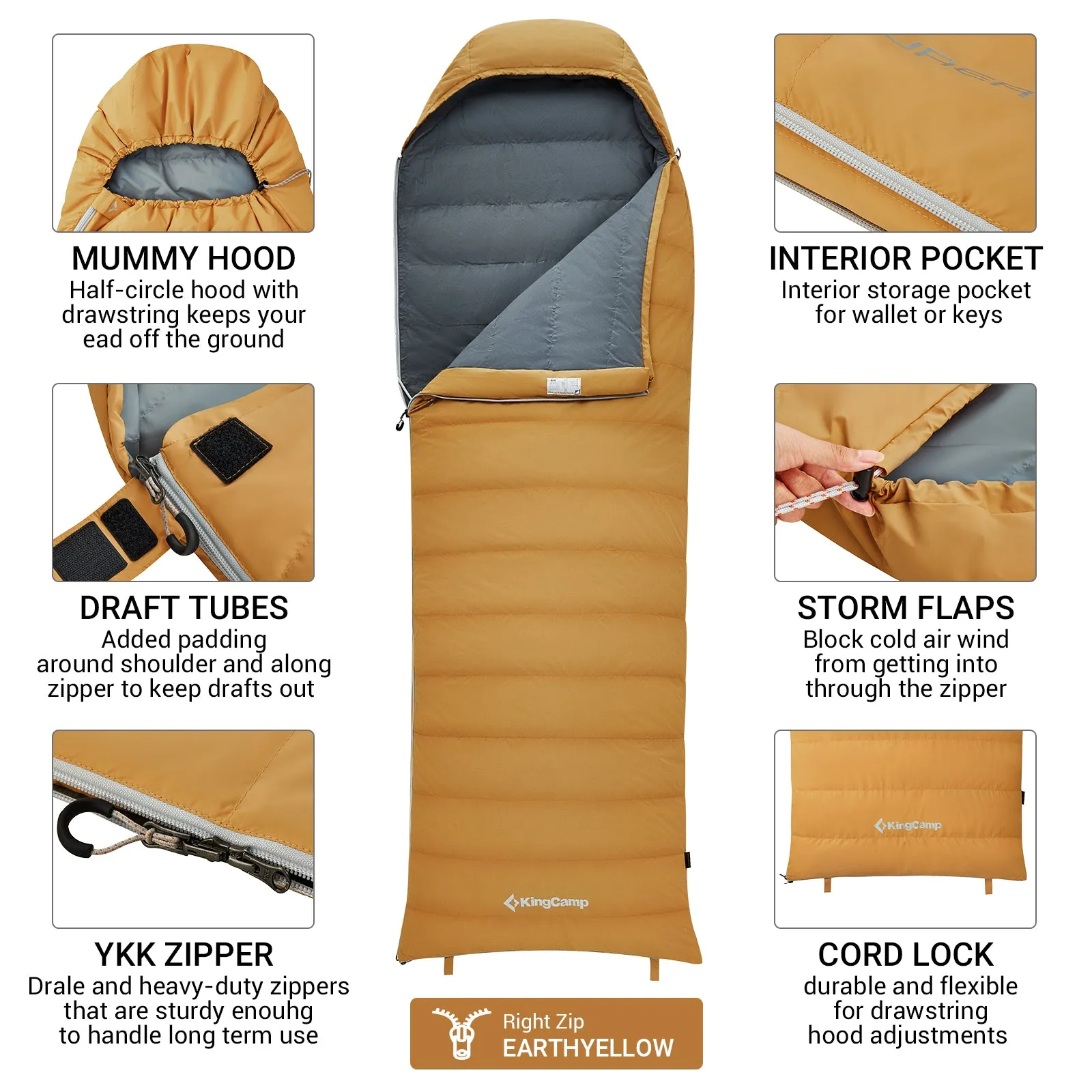 Kingcamp Duck Down Sleeping Bag