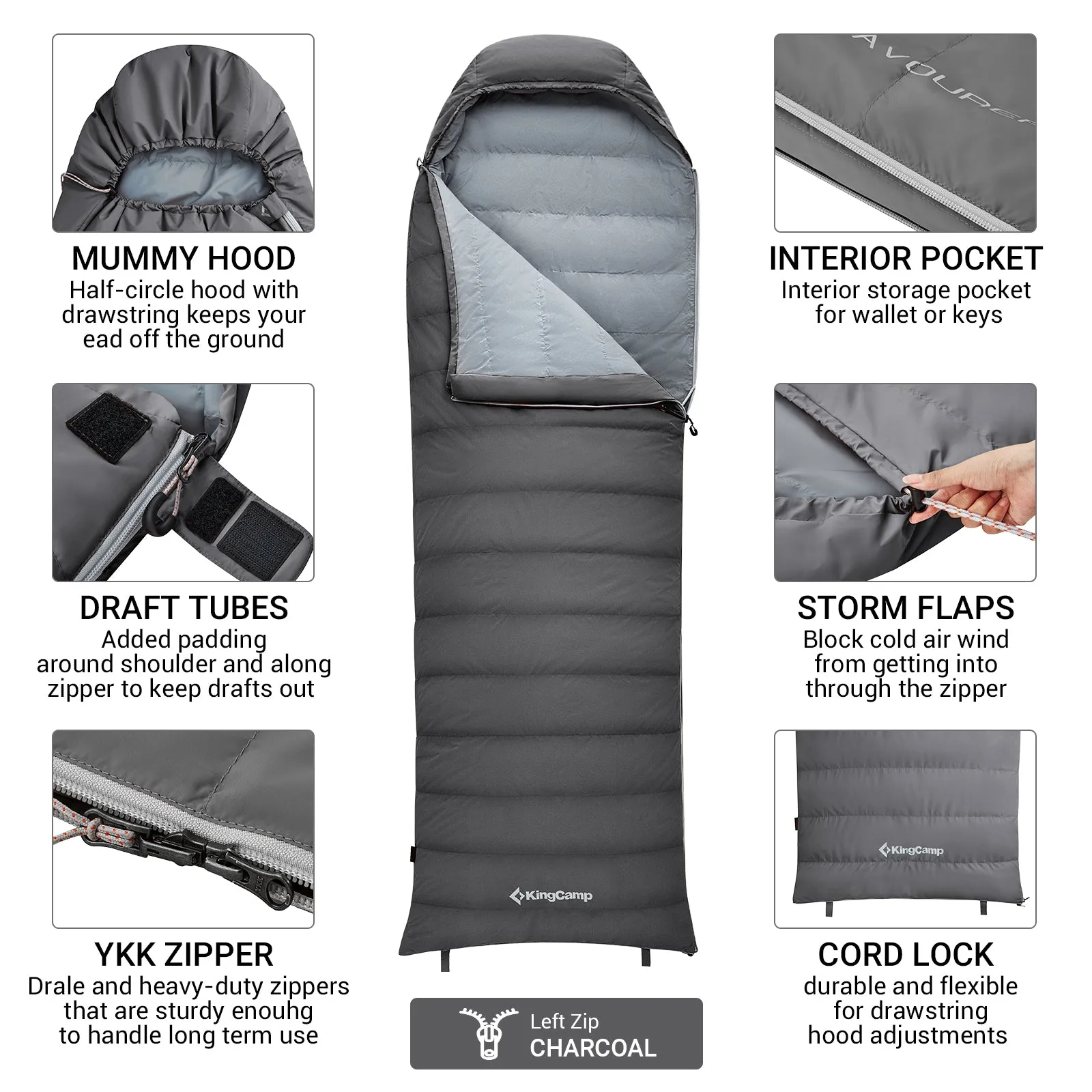 Kingcamp Duck Down Sleeping Bag