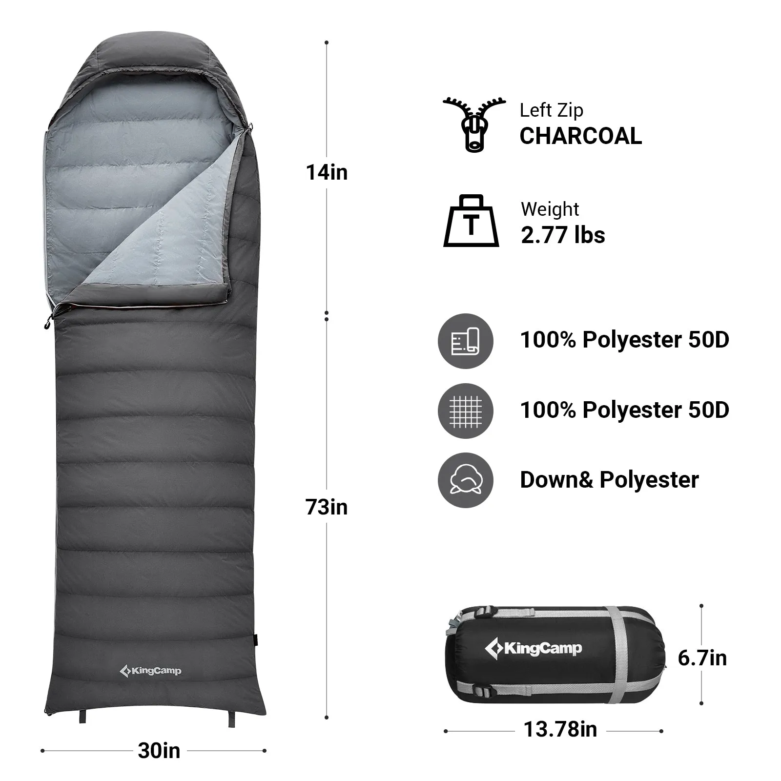 Kingcamp Duck Down Sleeping Bag