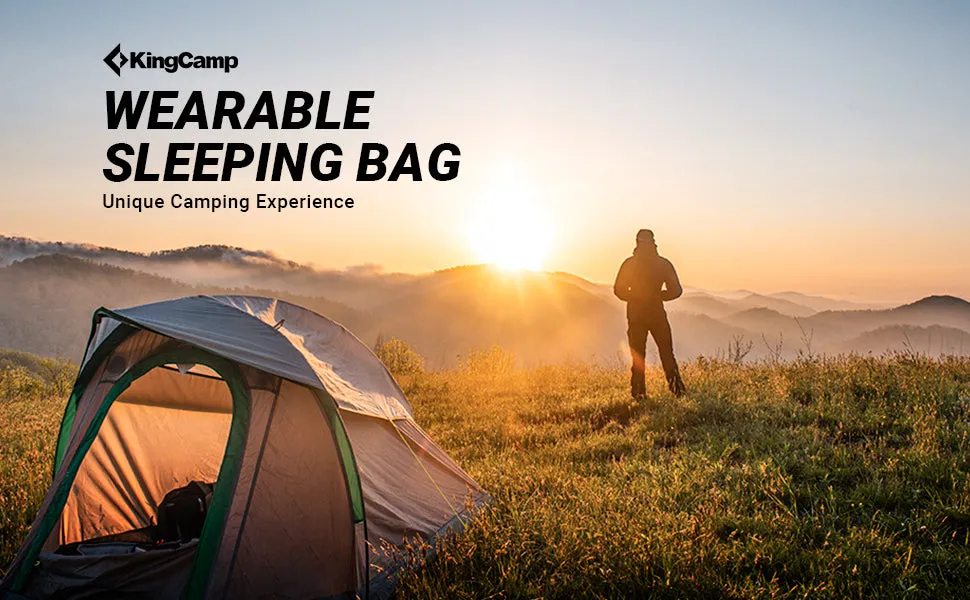 KingCamp Ultralight All Season Wearable Sleeping Bag