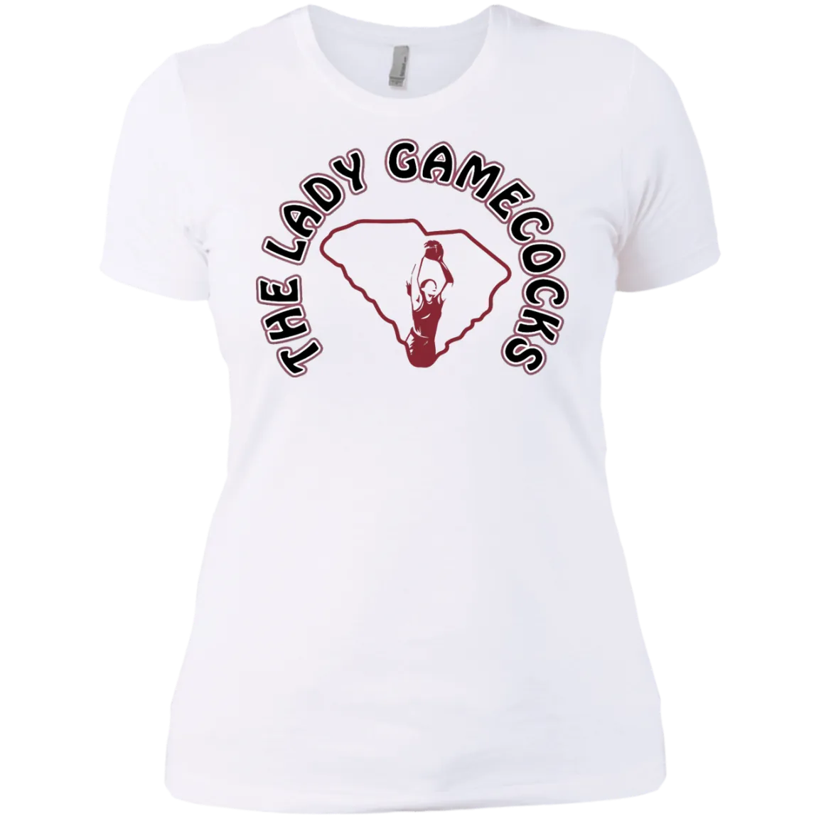 Lady Gamecocks Women's Basketball-Inspired Boyfriend T-Shirt