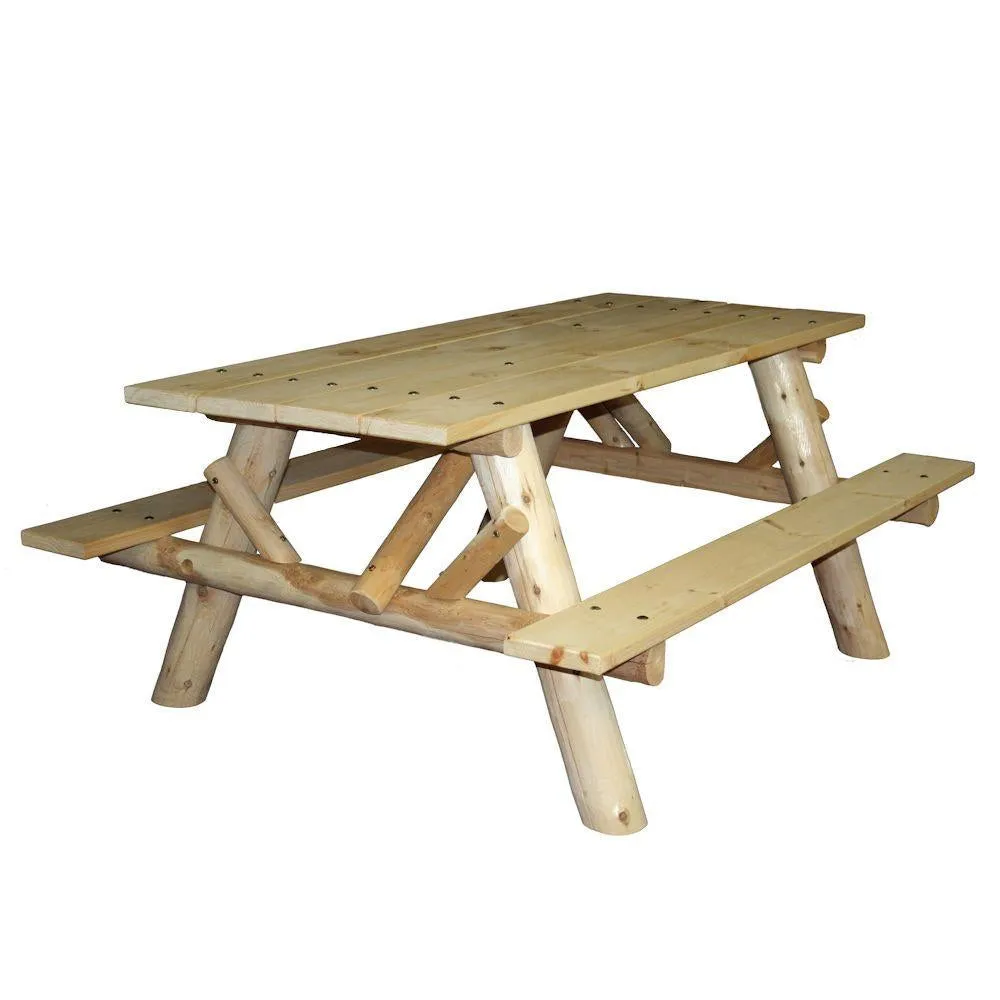 Lakeland Mills Picnic Table with Attached Benches