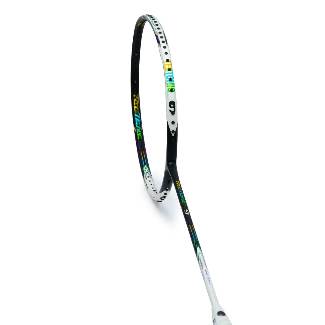 Li-Ning Tectonic 9 Badminton Racket 4U/83g (Strung) With No 1 String   Grip Installed