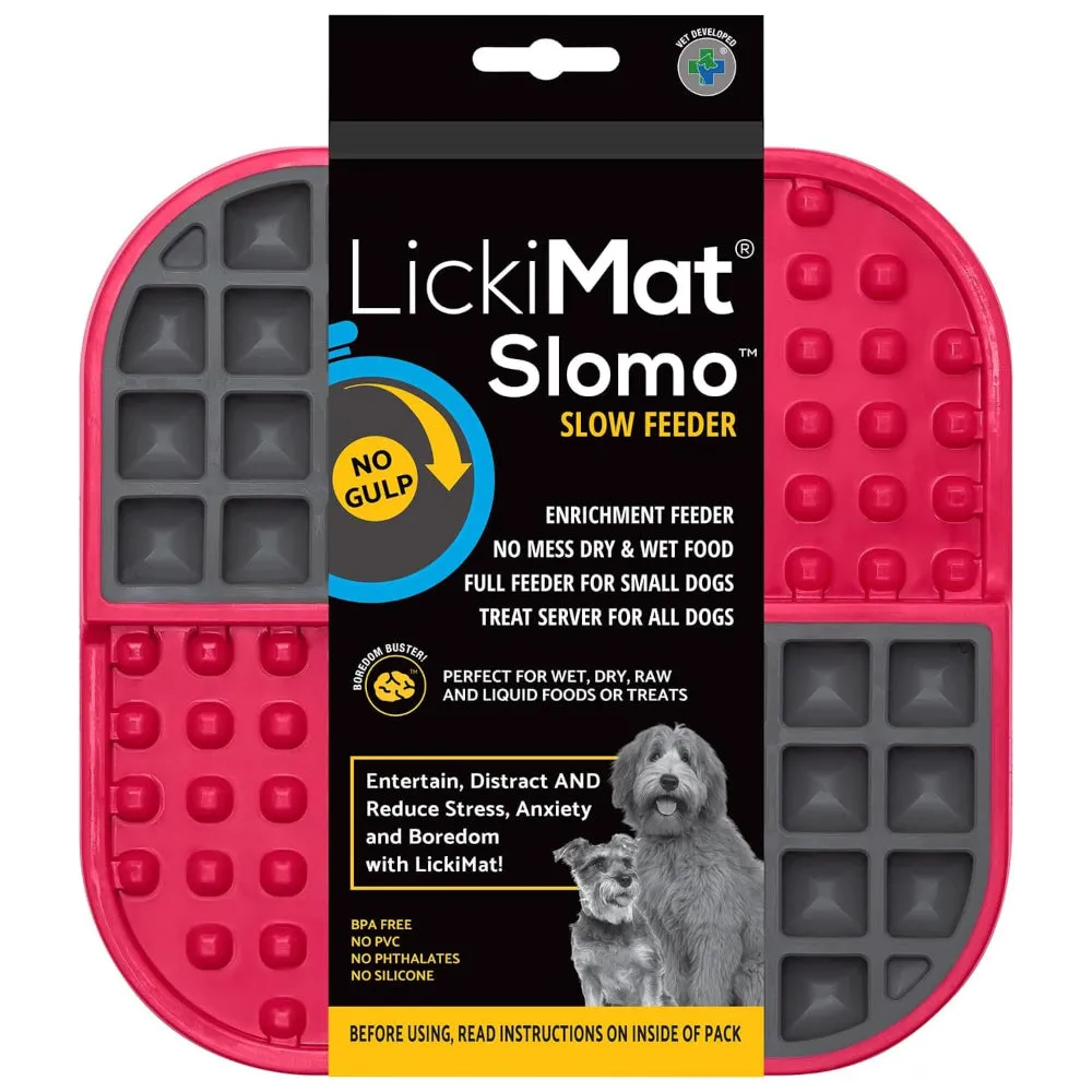 LickiMat Dog Lick Mats Slow Feeders Slomo 7 Colours