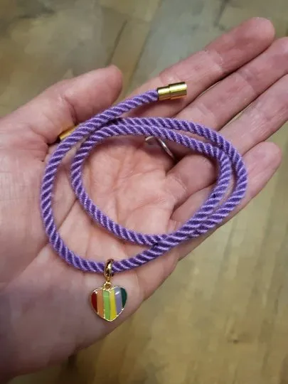 Lilac Shibari Bondage rope in super soft Bamboo