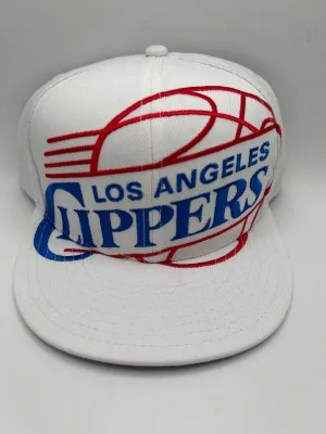 Los Angeles Clippers NBA Mitchell & Ness Nostalgia Co. Liberty Fit Oversized Logo Snapback