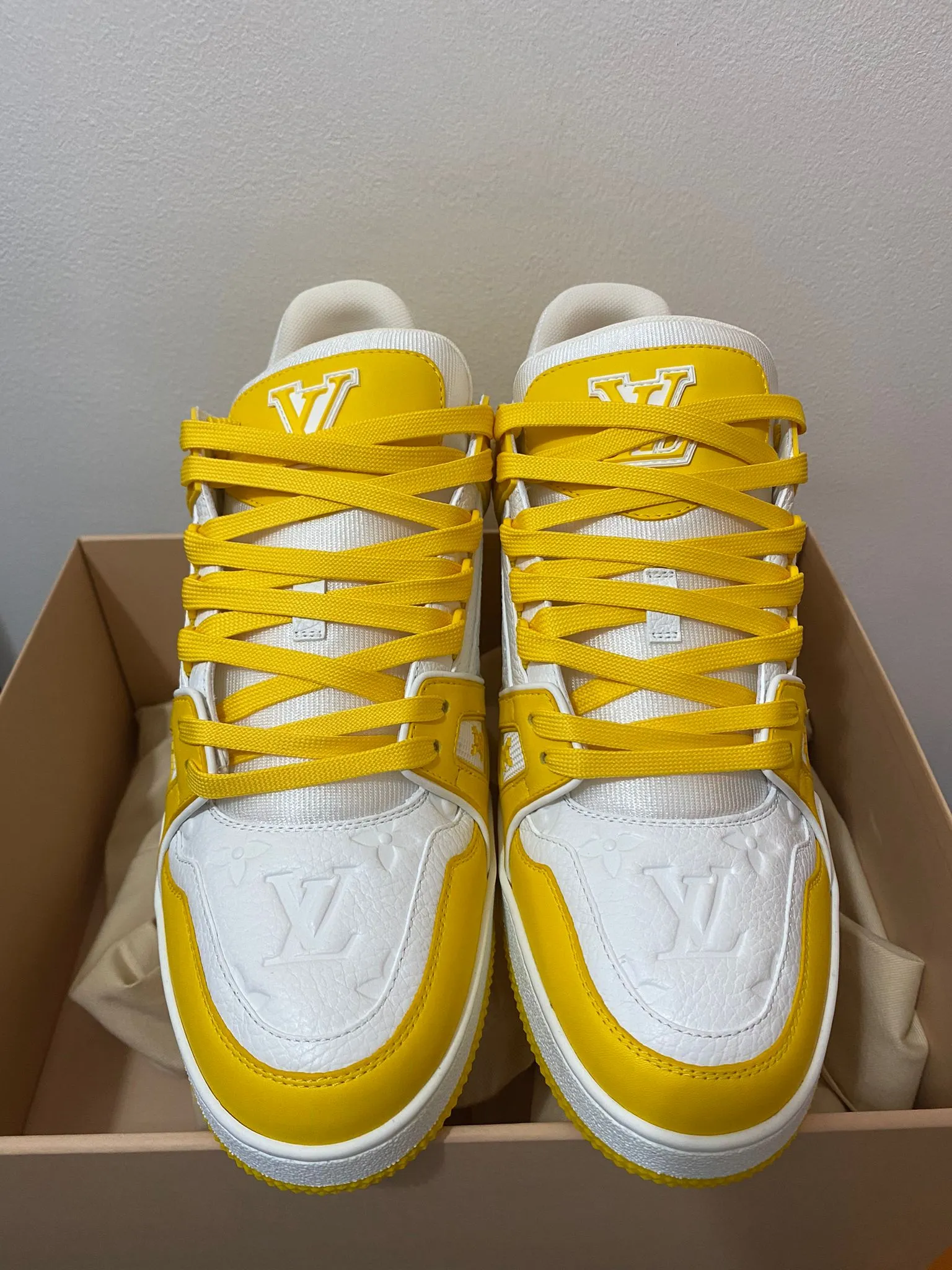 Louis Vuitton LV Trainers (Yellow)