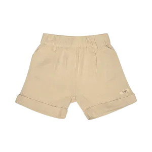 MILLS LINEN SHORT-Sand