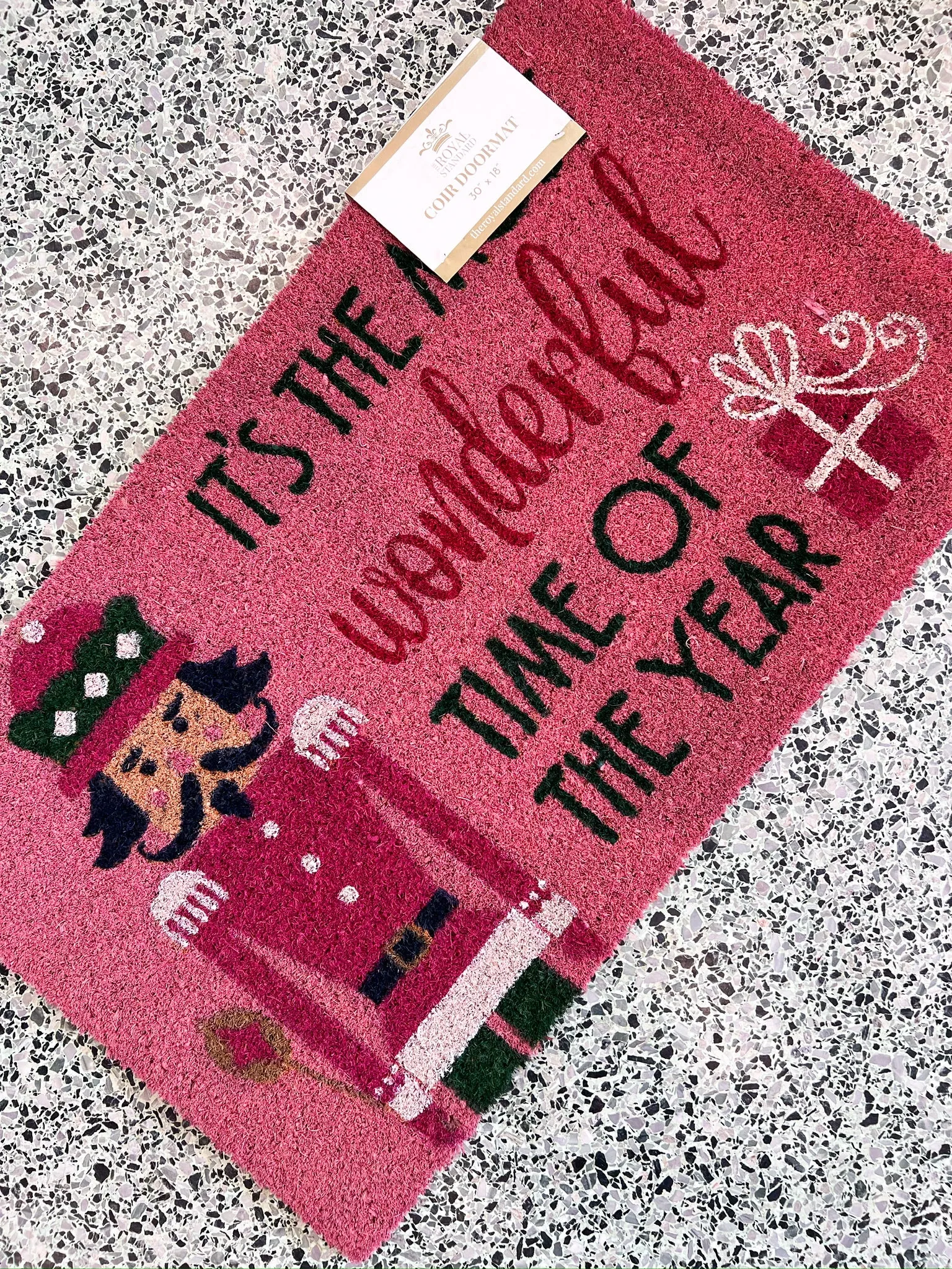 Most Wonderful Time Coir Door Mat