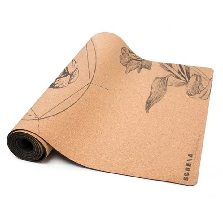 Mountain Lion Cork Yoga Mat by Scoria (4.5mm)