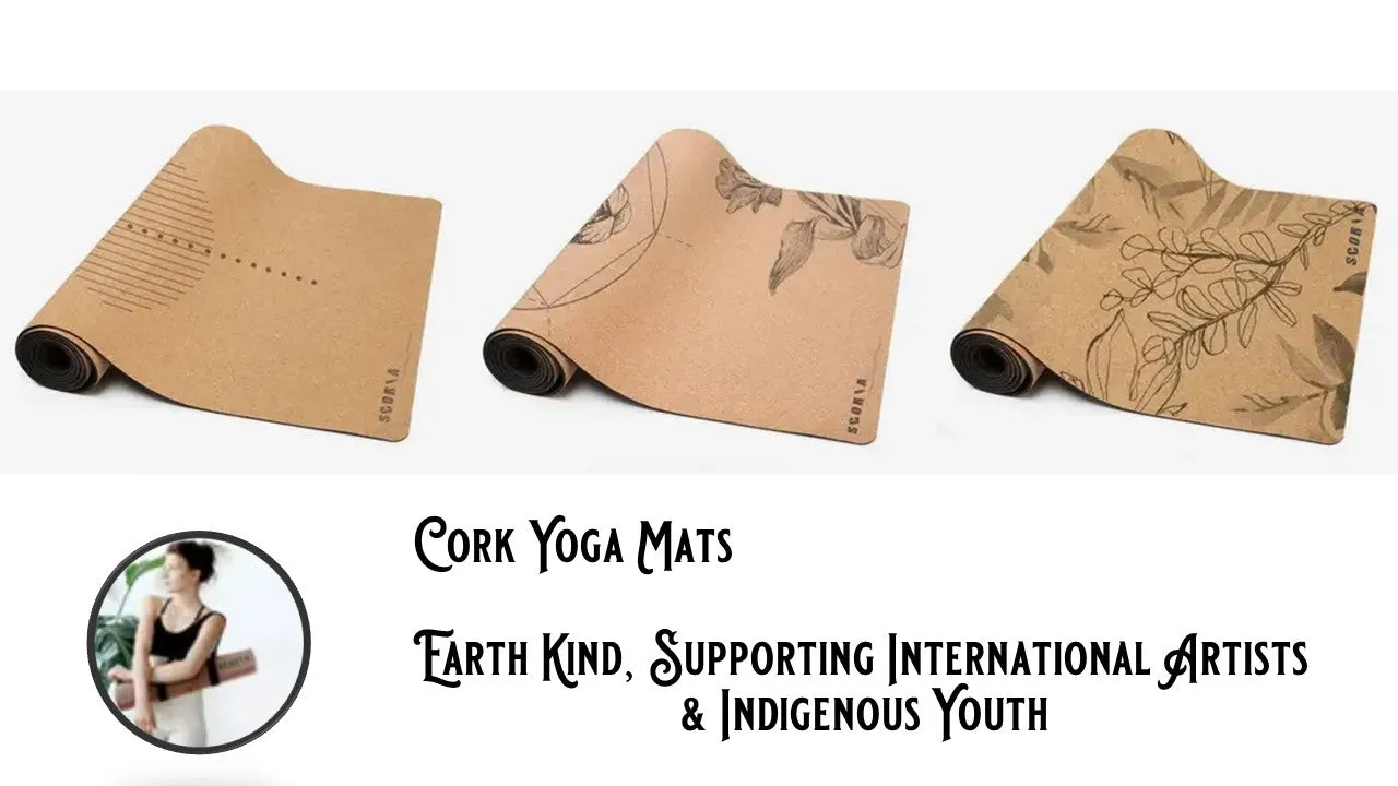 Mountain Lion Cork Yoga Mat by Scoria (4.5mm)