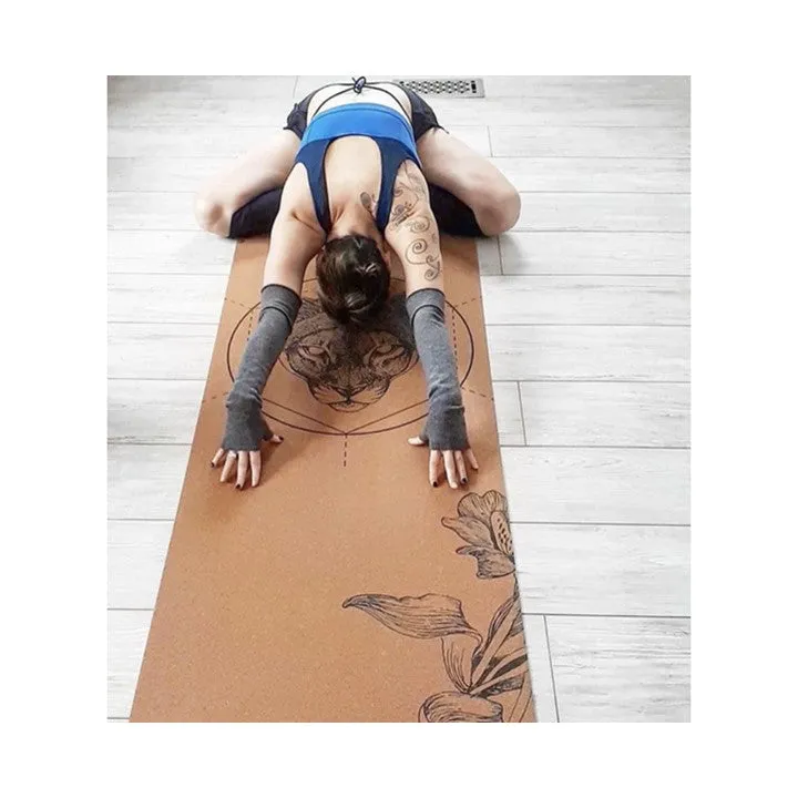 Mountain Lion Cork Yoga Mat by Scoria (4.5mm)