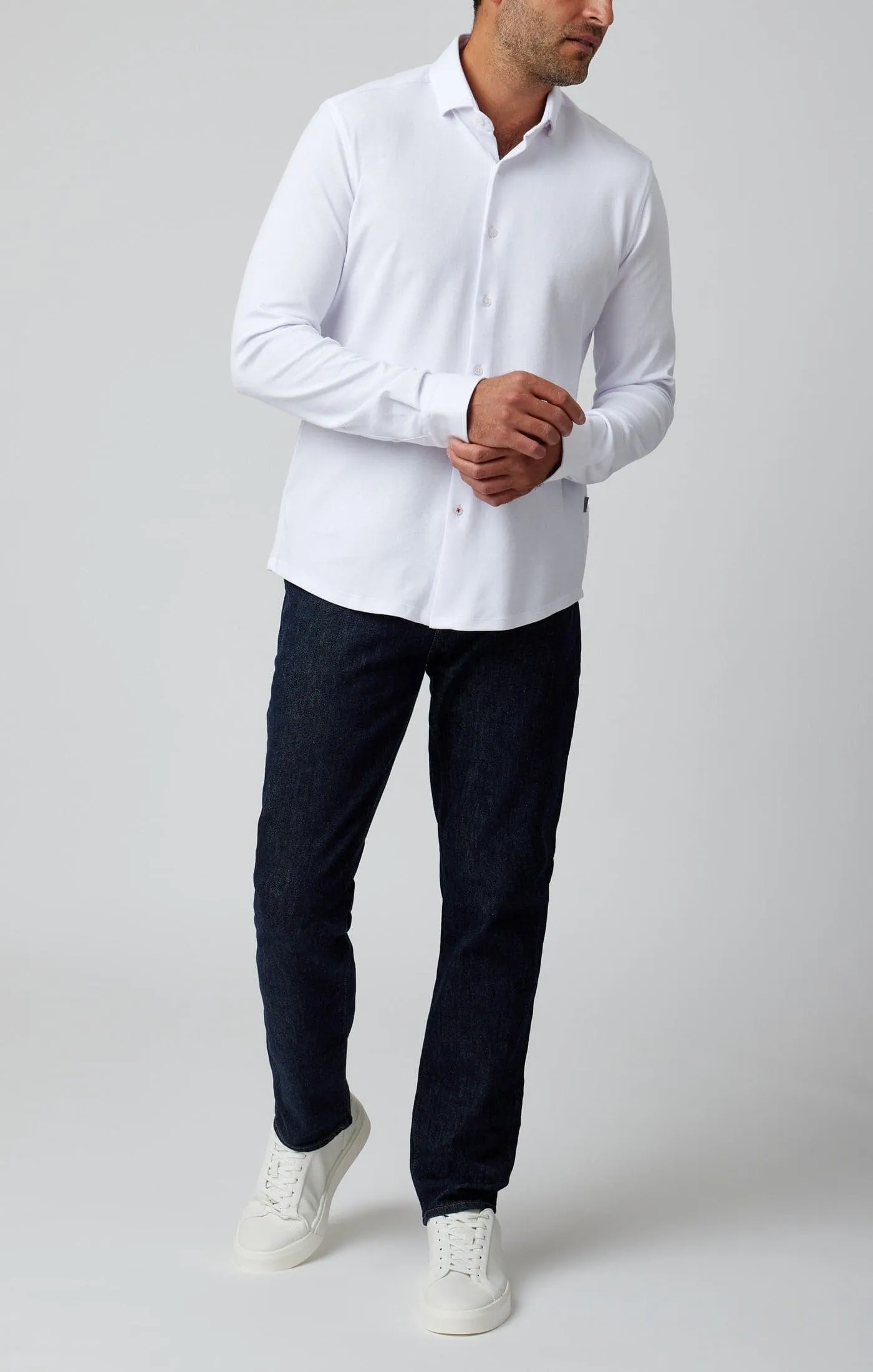 ORIGIN - White Long Sleeve T-Series Shirt