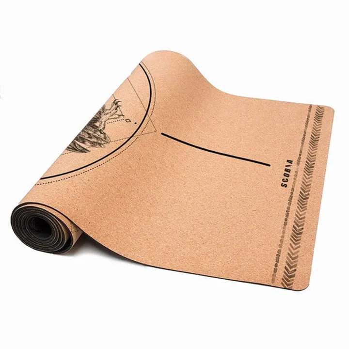 Owl Cork Yoga Mat | 4.5MM by Scoria