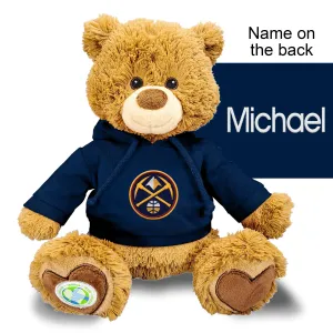 Personalized Denver Nuggets 10" Plush Bear 2