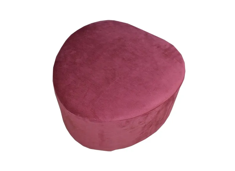 Pink Fabric Footstool(18553)