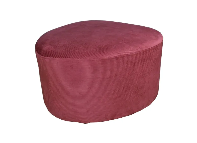 Pink Fabric Footstool(18553)