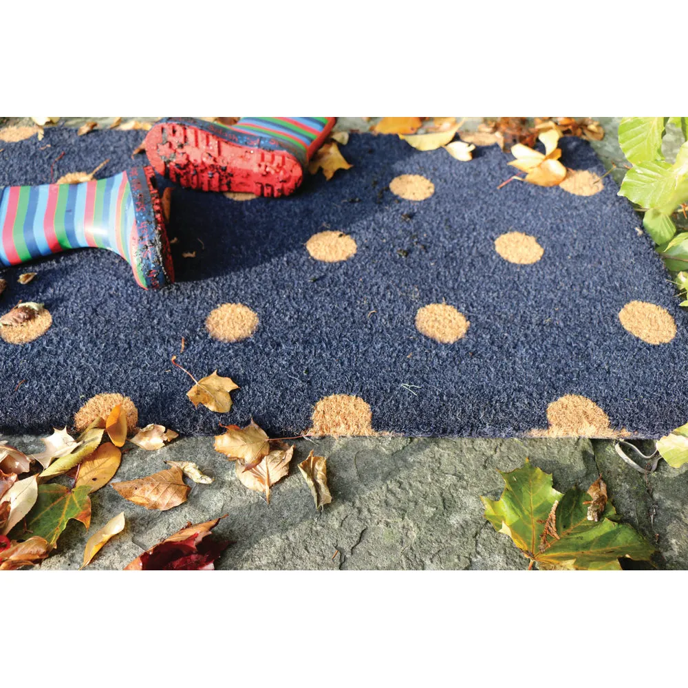 Printed Coir Polka Dots