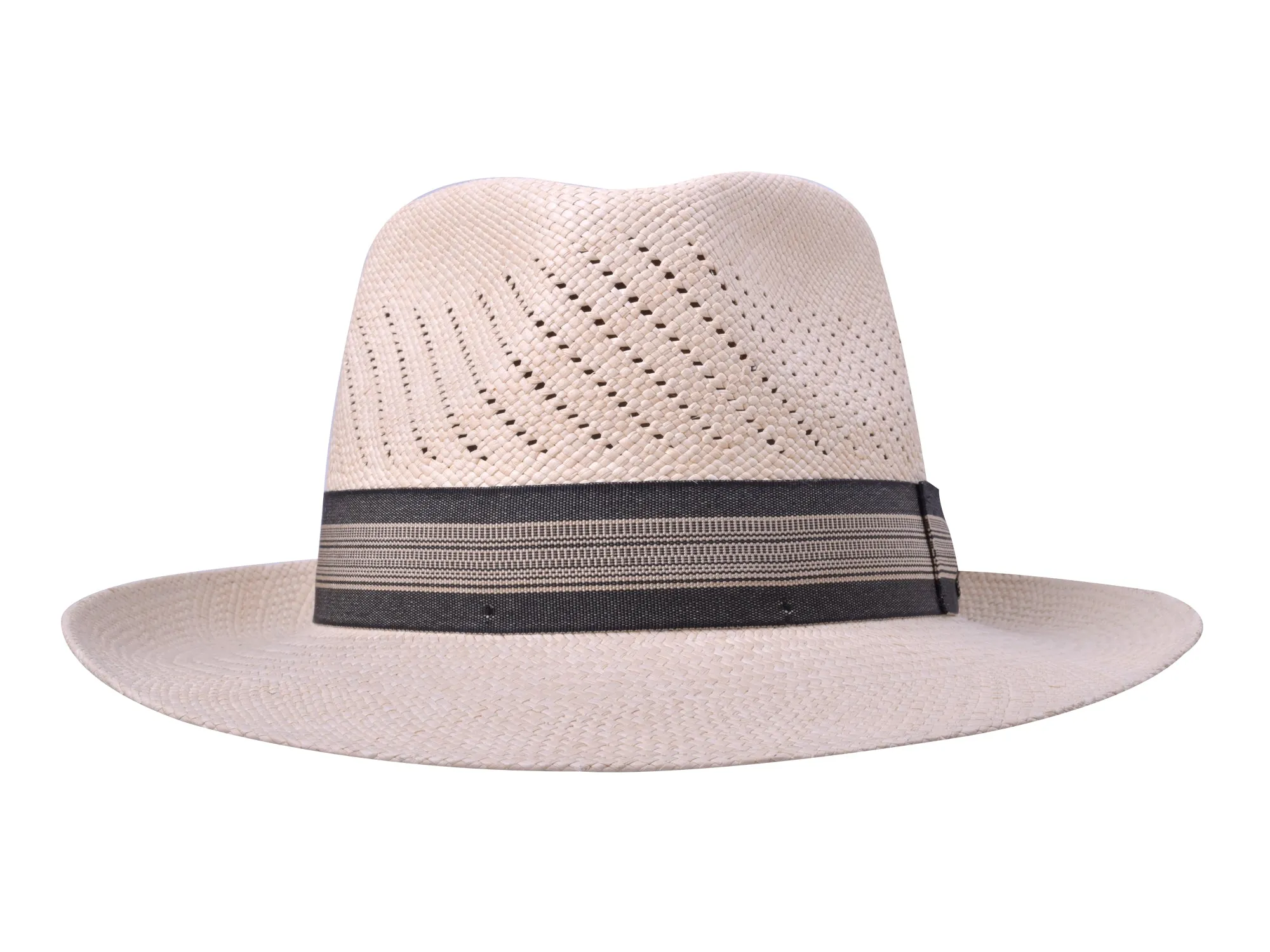 Salvatore Genuine Panama Fedora by Bigalli Hats