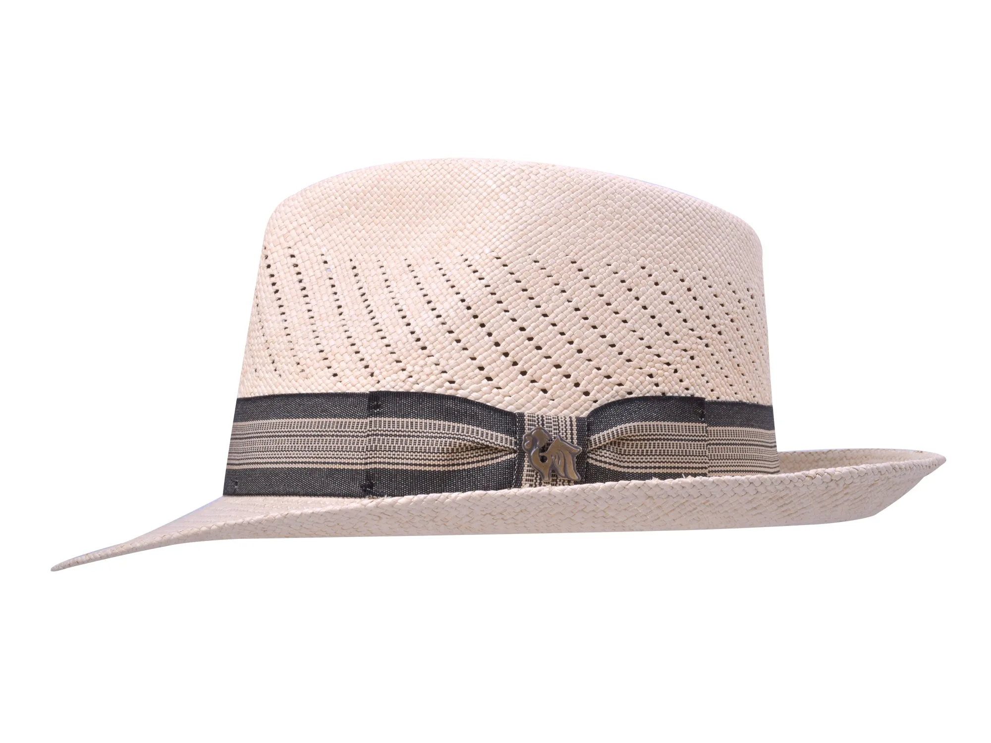 Salvatore Genuine Panama Fedora by Bigalli Hats