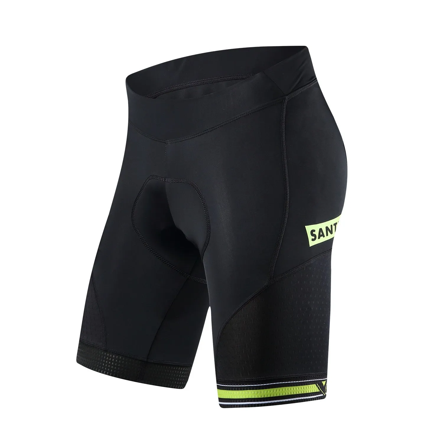 Santic Sain Green Men Women Cycling Shorts