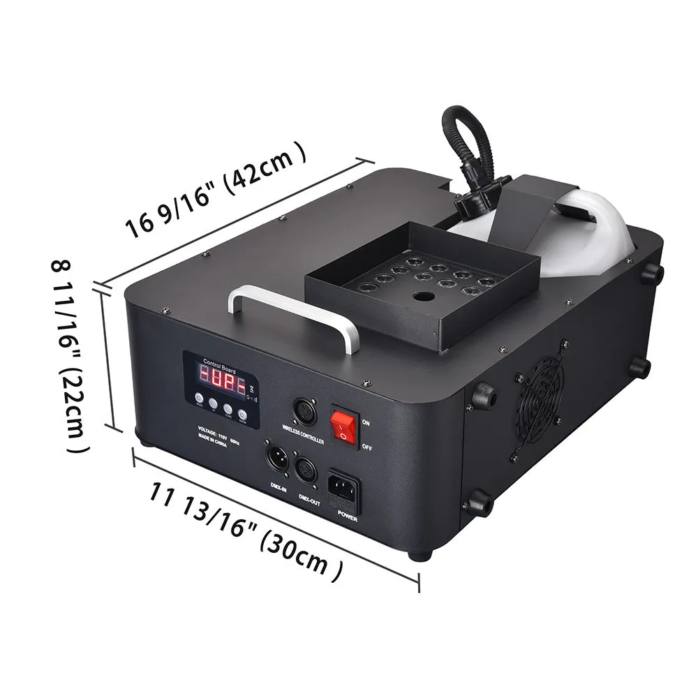 Smoke Fog Machine with Lights Remote DMX 20,000CFM