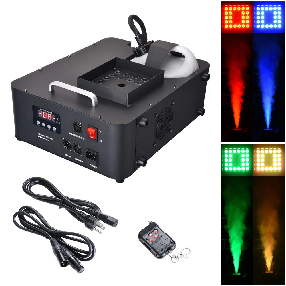 Smoke Fog Machine with Lights Remote DMX 20,000CFM