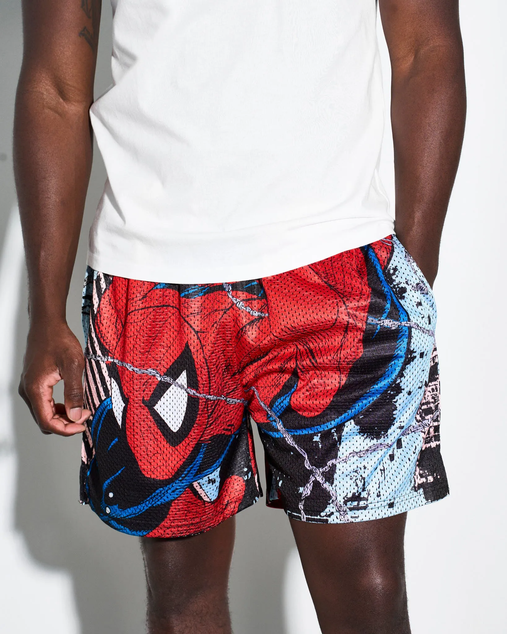 Spider-Man City Swing Retro Shorts