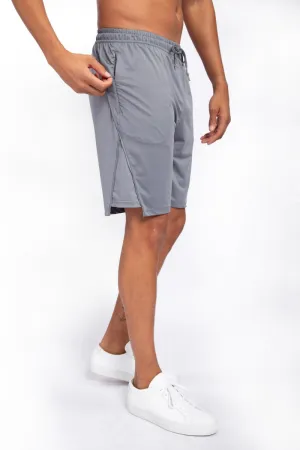 Spliced Hem Active Shorts