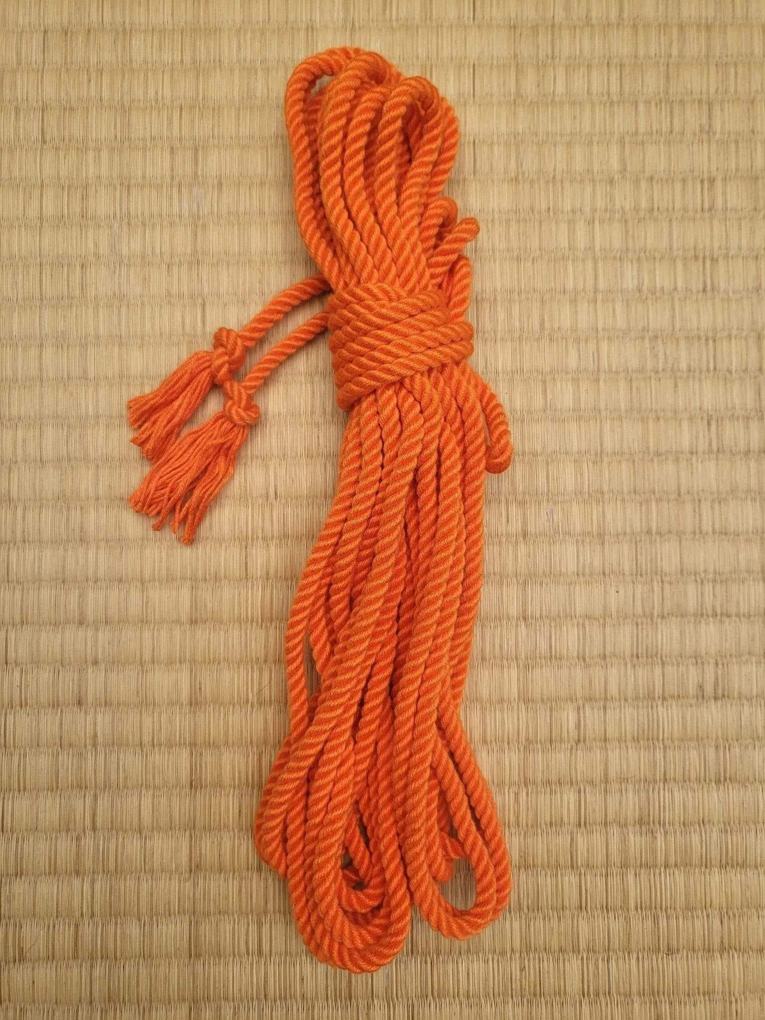 ‘Tangerine Dreams’. Bamboo bondage rope.