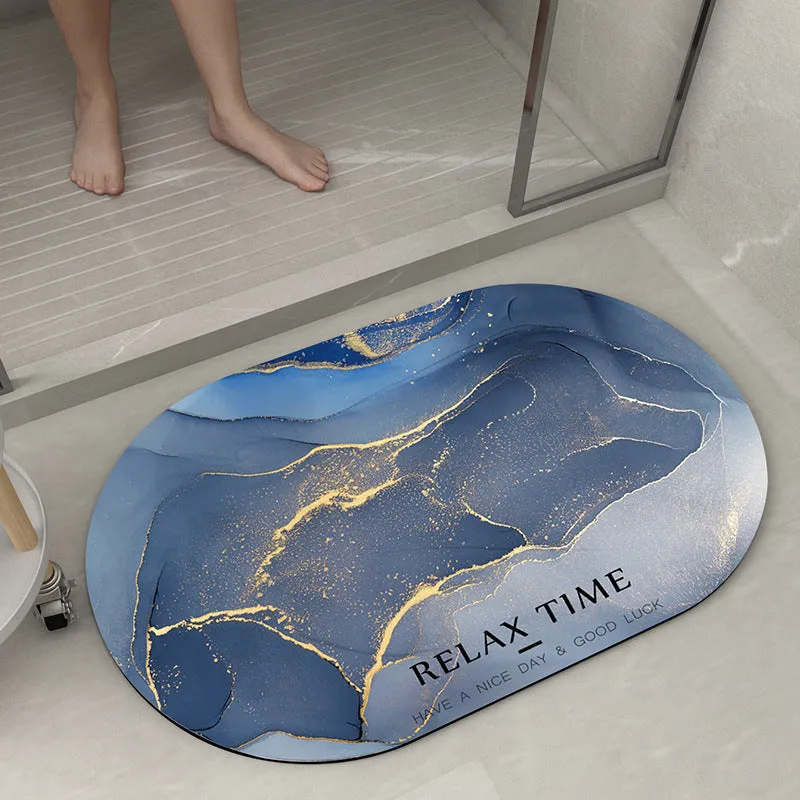 Water Absorbent Anti slip Bath mat-5887(SA2553-15)RELAX TIME