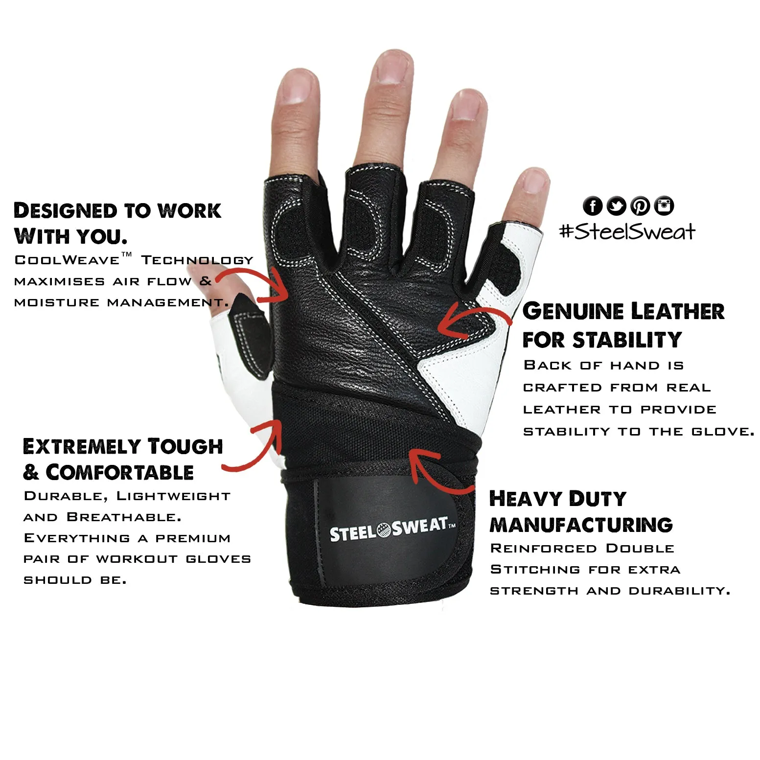 ZED Wrist Wrap Gloves